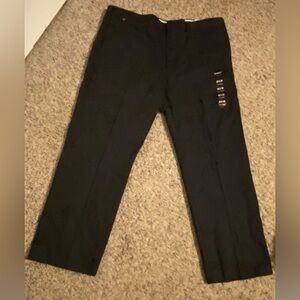 Architect Iron Free Flat Front Men’s Dress Pants, Black, 42x30